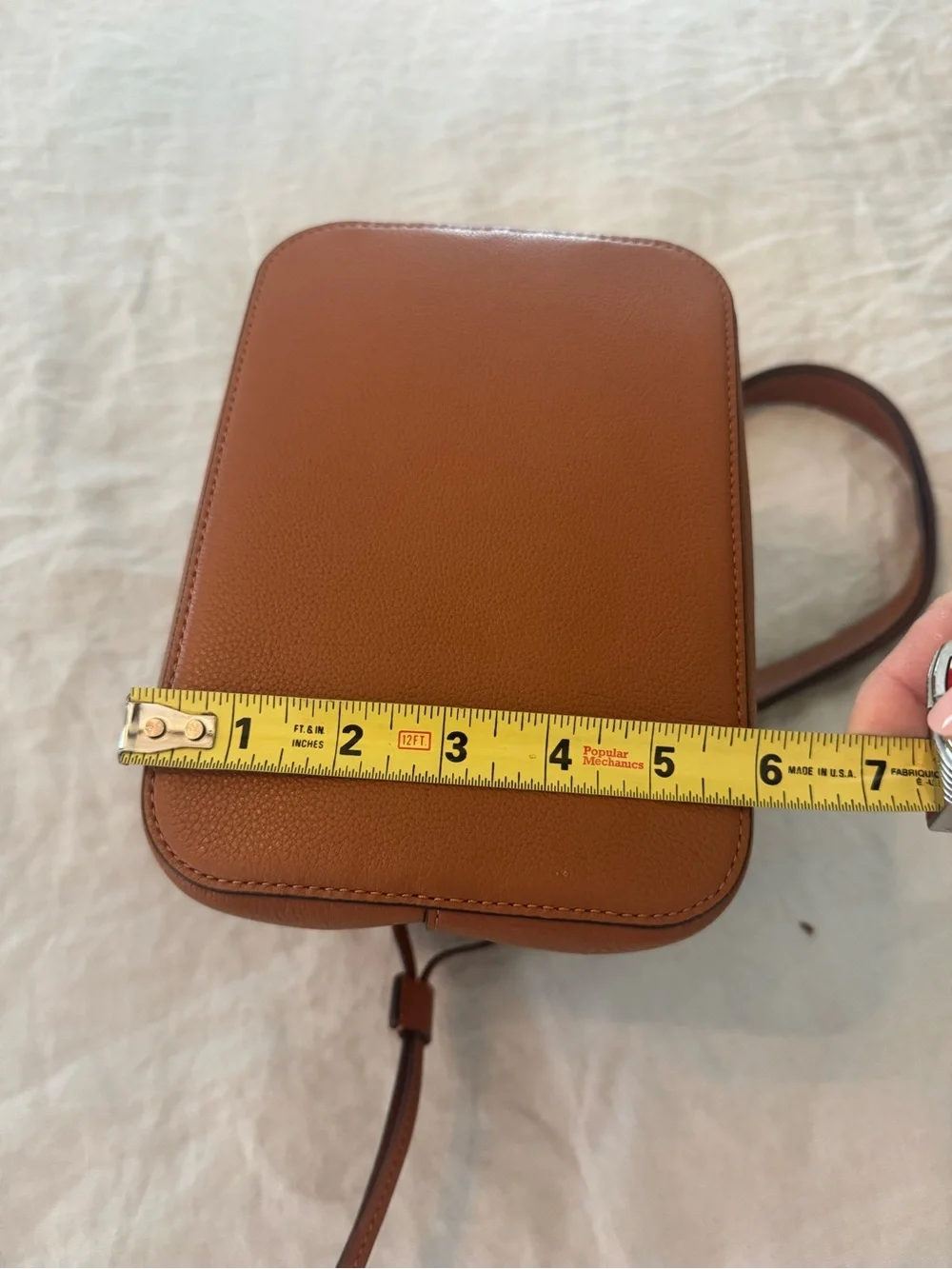 kate spade Brown Pebbled Leather Shoulder Bag